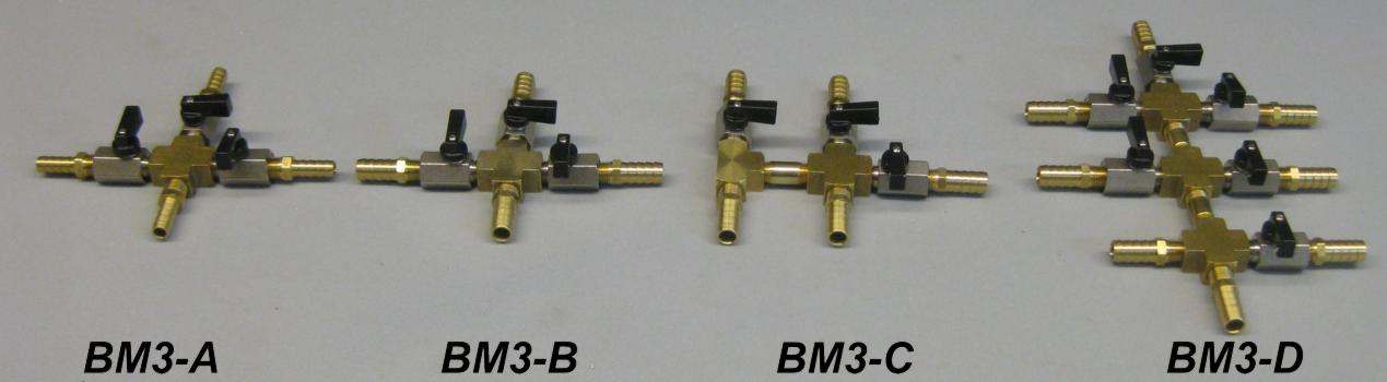 three bag manifold for q.v.p. vacuum systems